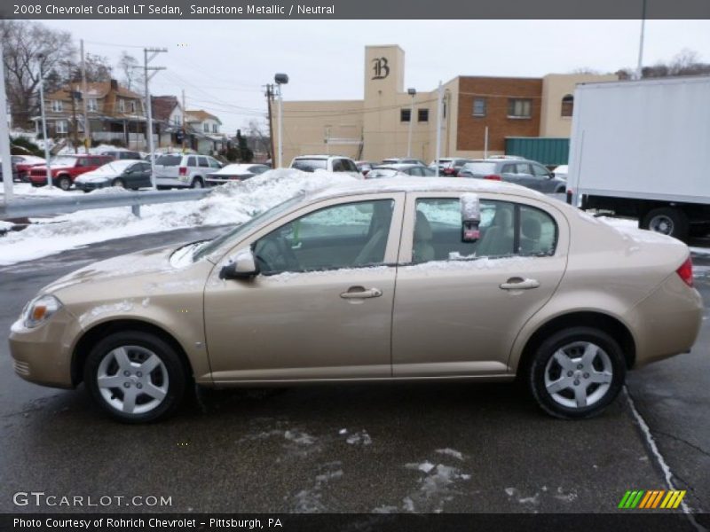 Sandstone Metallic / Neutral 2008 Chevrolet Cobalt LT Sedan