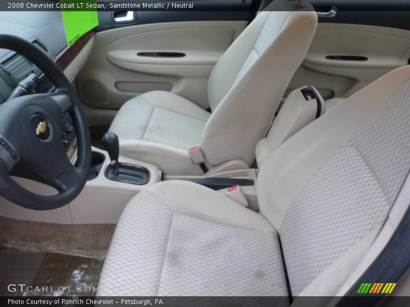 Front Seat of 2008 Cobalt LT Sedan