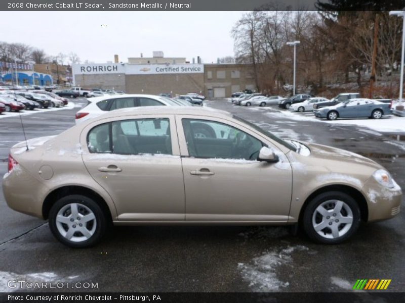 Sandstone Metallic / Neutral 2008 Chevrolet Cobalt LT Sedan