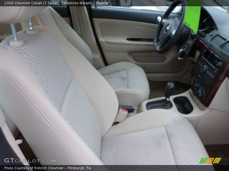 Sandstone Metallic / Neutral 2008 Chevrolet Cobalt LT Sedan
