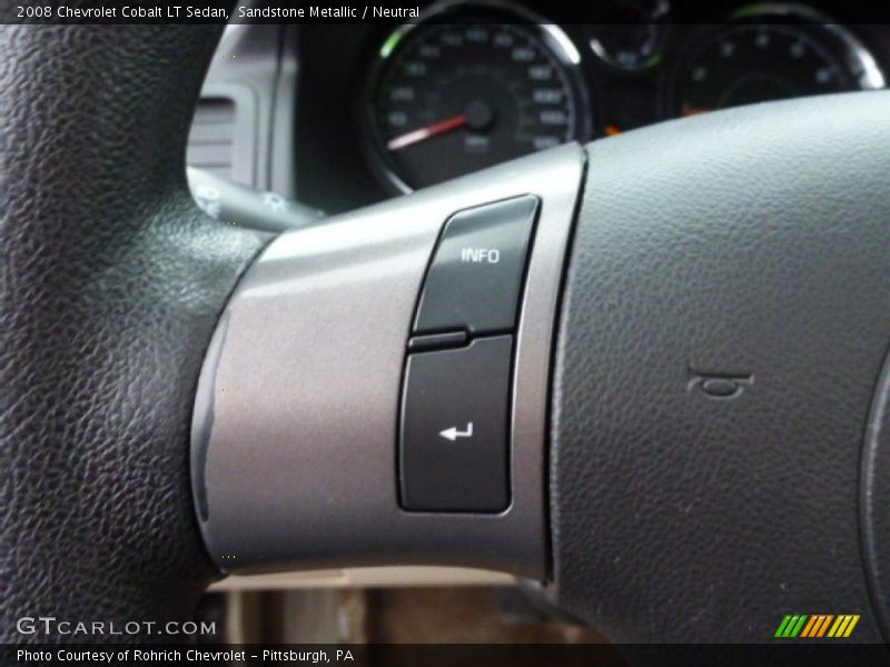 Sandstone Metallic / Neutral 2008 Chevrolet Cobalt LT Sedan