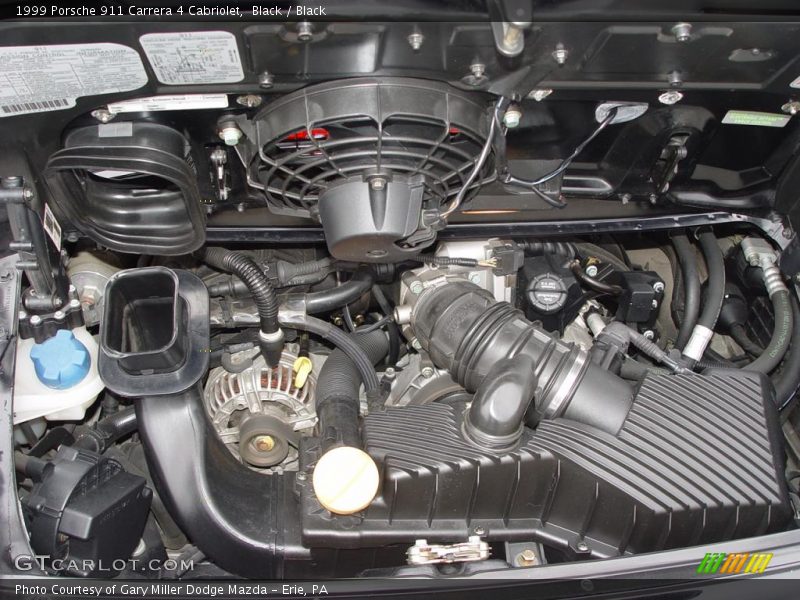 Black / Black 1999 Porsche 911 Carrera 4 Cabriolet