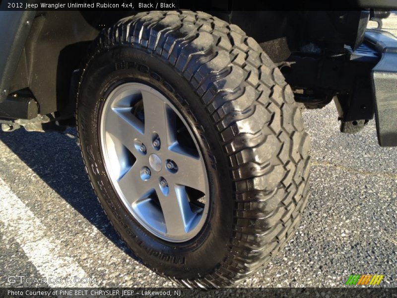 Black / Black 2012 Jeep Wrangler Unlimited Rubicon 4x4