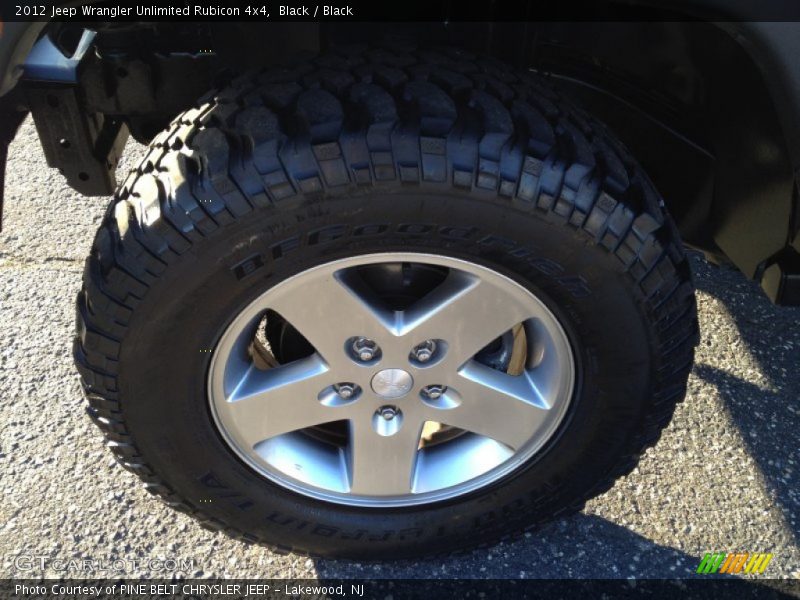 Black / Black 2012 Jeep Wrangler Unlimited Rubicon 4x4