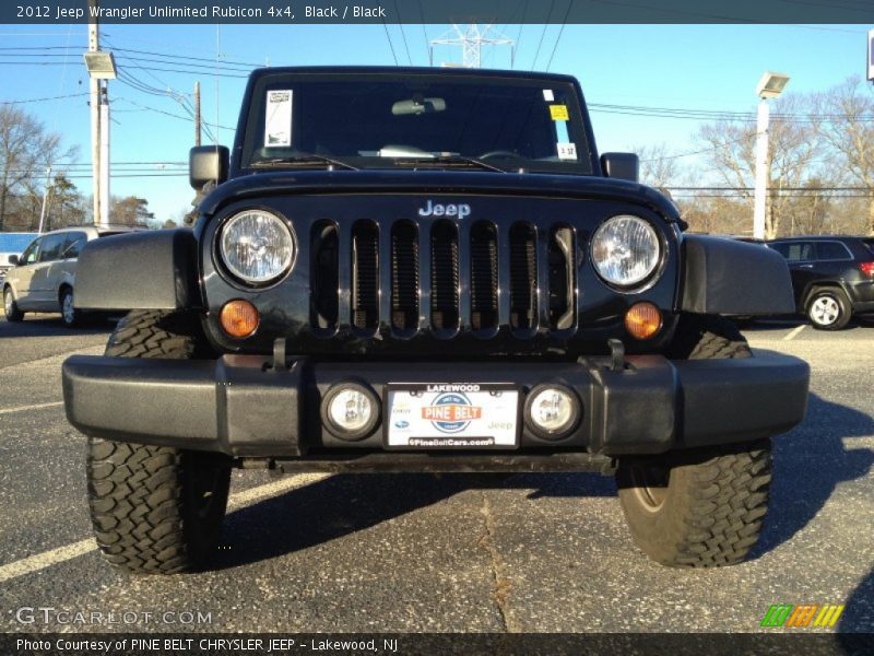 Black / Black 2012 Jeep Wrangler Unlimited Rubicon 4x4