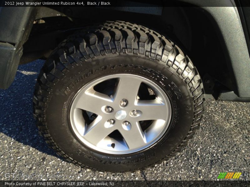 Black / Black 2012 Jeep Wrangler Unlimited Rubicon 4x4
