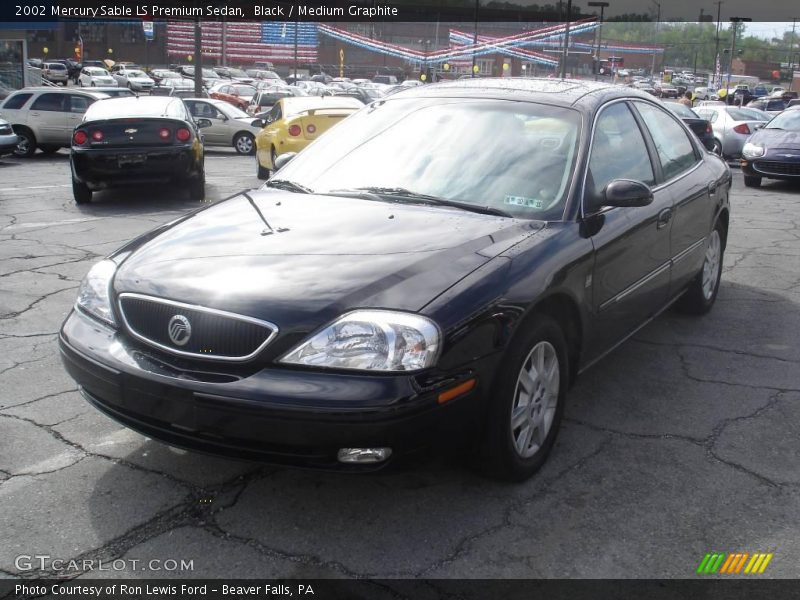 Black / Medium Graphite 2002 Mercury Sable LS Premium Sedan