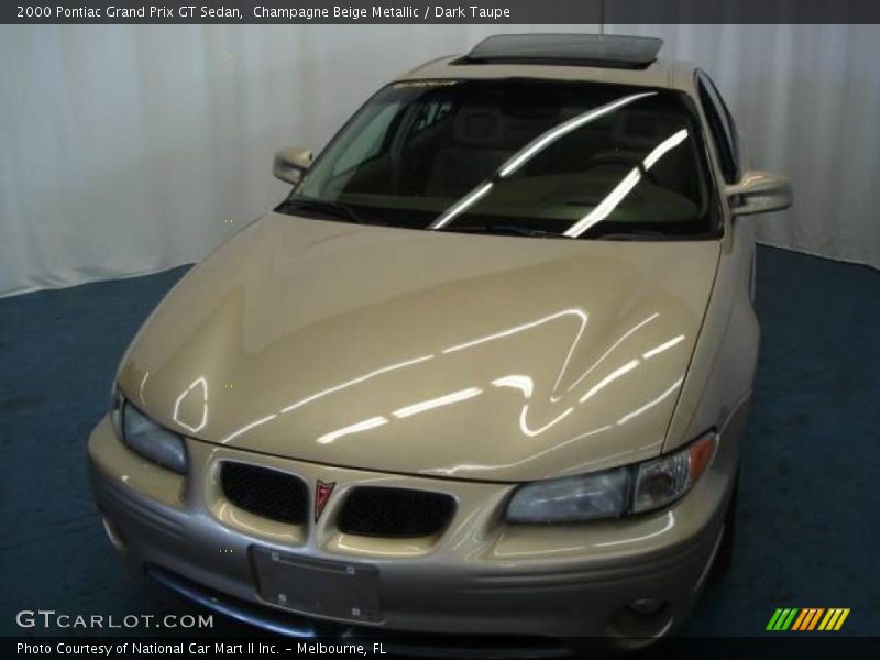 Champagne Beige Metallic / Dark Taupe 2000 Pontiac Grand Prix GT Sedan