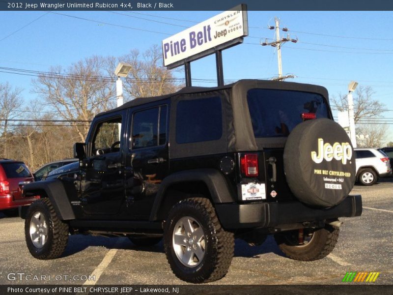 Black / Black 2012 Jeep Wrangler Unlimited Rubicon 4x4