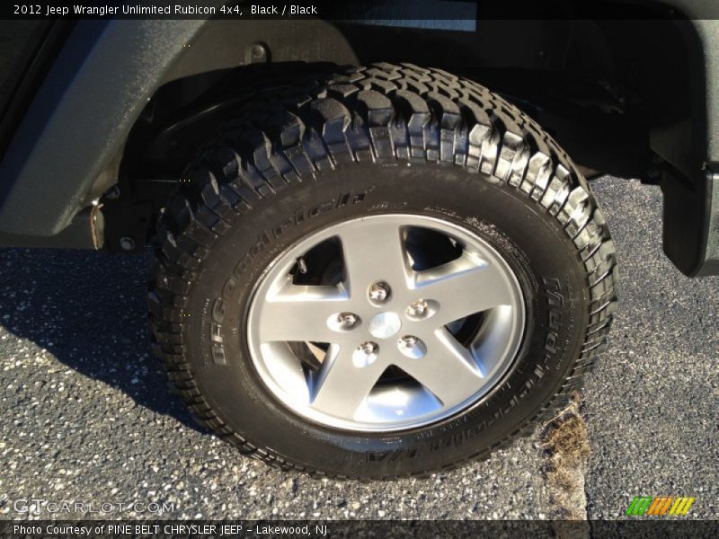 Black / Black 2012 Jeep Wrangler Unlimited Rubicon 4x4