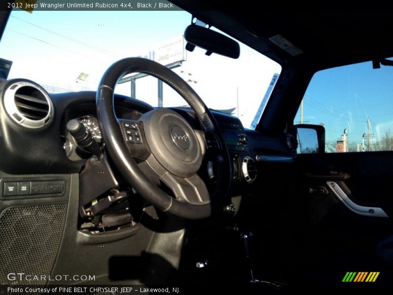 Black / Black 2012 Jeep Wrangler Unlimited Rubicon 4x4