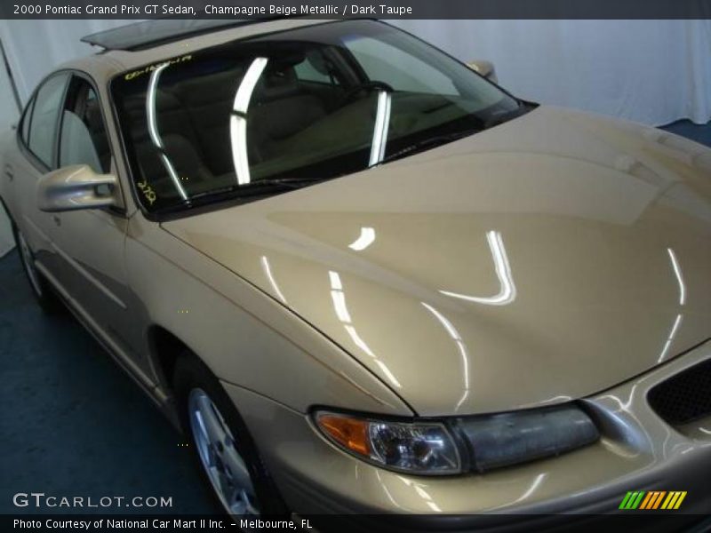 Champagne Beige Metallic / Dark Taupe 2000 Pontiac Grand Prix GT Sedan