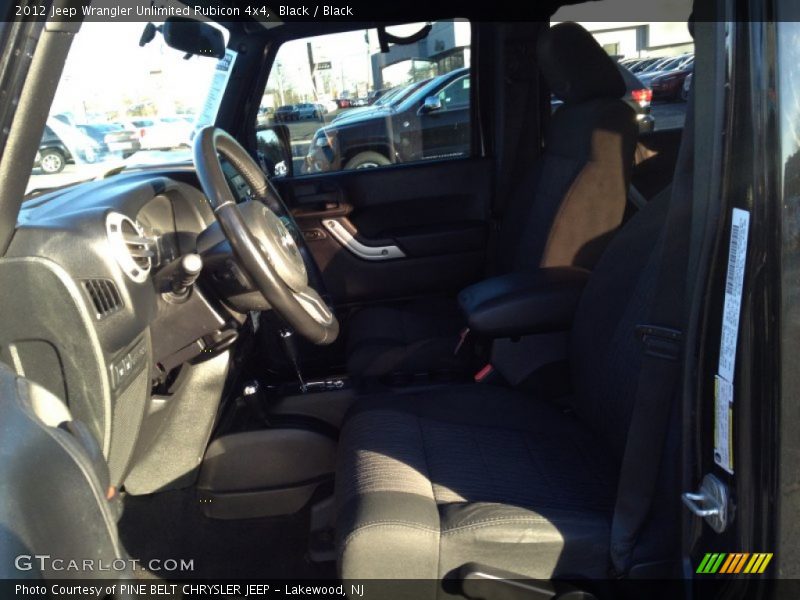 Black / Black 2012 Jeep Wrangler Unlimited Rubicon 4x4