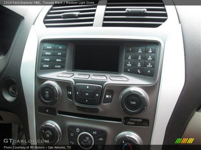 Tuxedo Black / Medium Light Stone 2014 Ford Explorer FWD