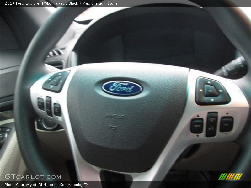 Tuxedo Black / Medium Light Stone 2014 Ford Explorer FWD