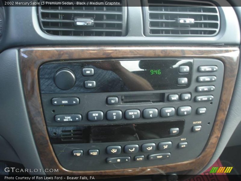 Black / Medium Graphite 2002 Mercury Sable LS Premium Sedan