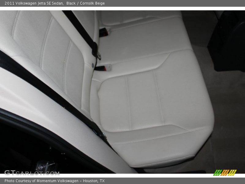 Black / Cornsilk Beige 2011 Volkswagen Jetta SE Sedan