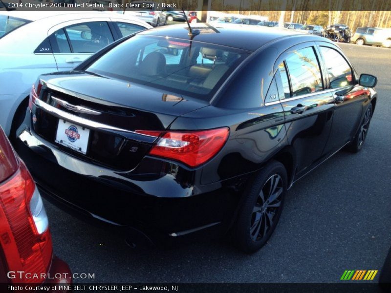 Black Clear Coat / Black 2014 Chrysler 200 Limited Sedan