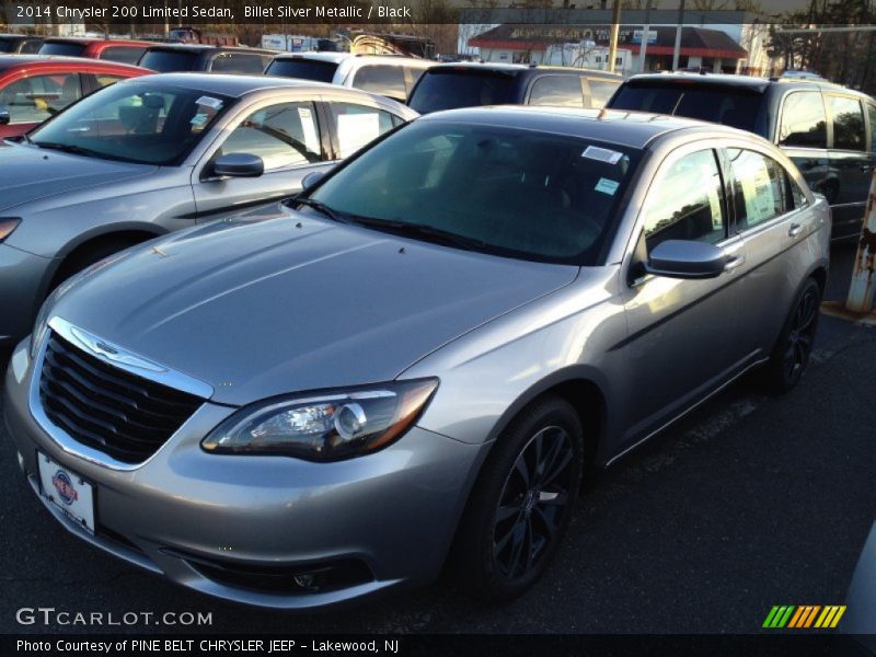 Billet Silver Metallic / Black 2014 Chrysler 200 Limited Sedan