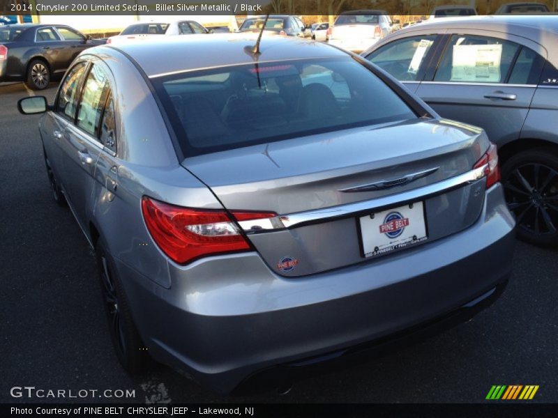 Billet Silver Metallic / Black 2014 Chrysler 200 Limited Sedan
