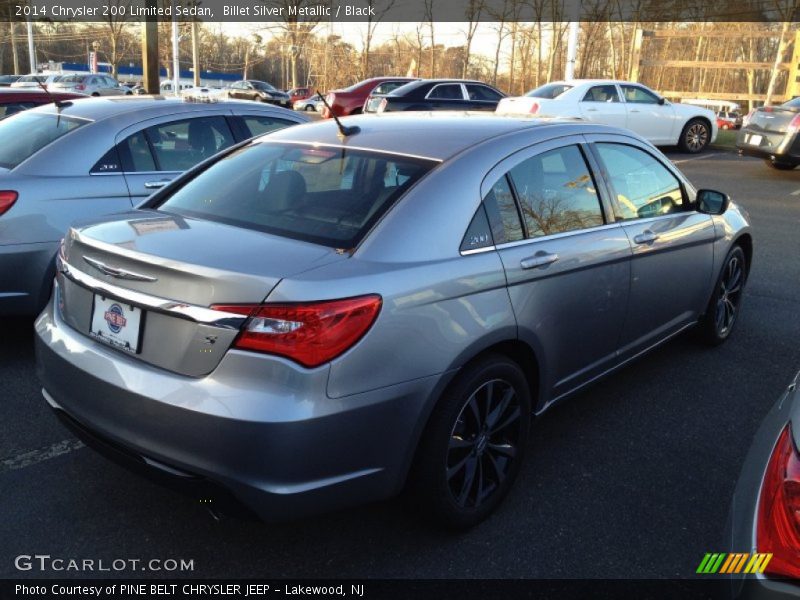 Billet Silver Metallic / Black 2014 Chrysler 200 Limited Sedan
