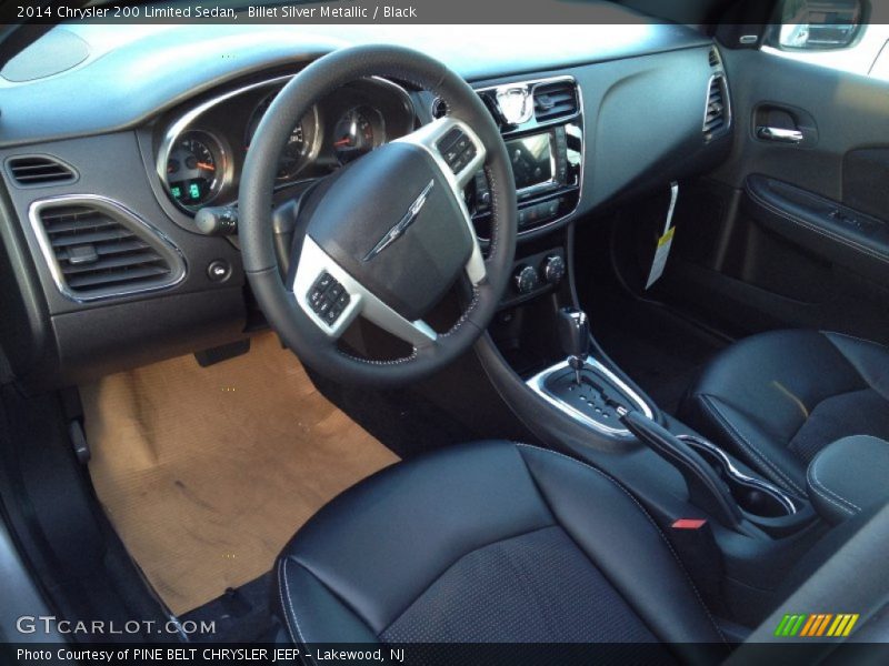Billet Silver Metallic / Black 2014 Chrysler 200 Limited Sedan