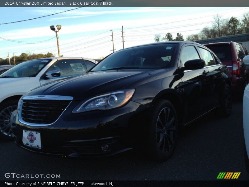 Black Clear Coat / Black 2014 Chrysler 200 Limited Sedan