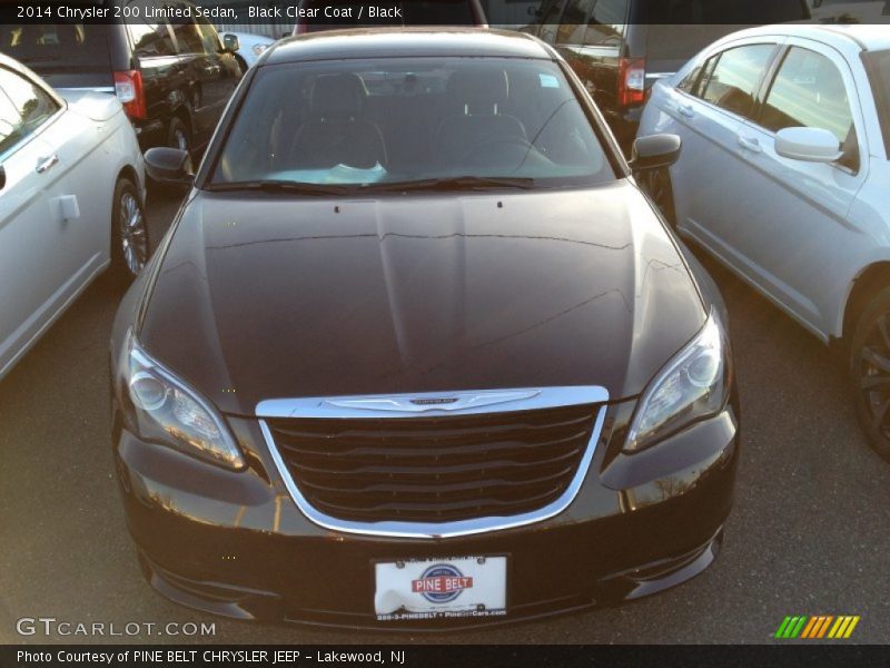 Black Clear Coat / Black 2014 Chrysler 200 Limited Sedan