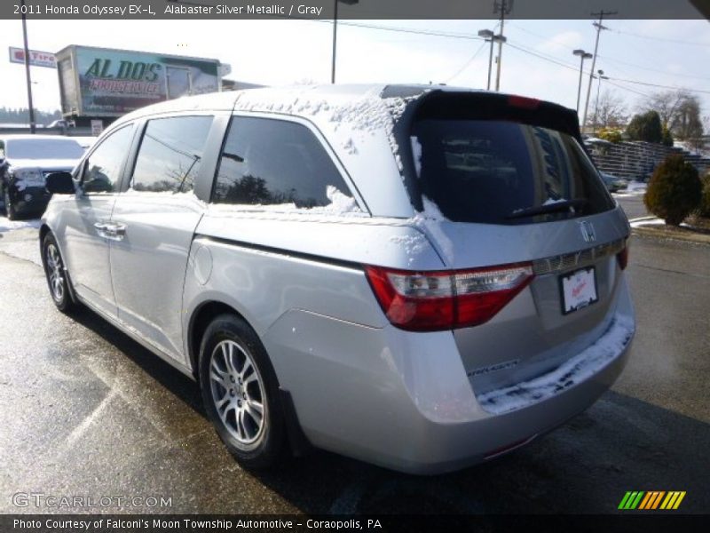 Alabaster Silver Metallic / Gray 2011 Honda Odyssey EX-L
