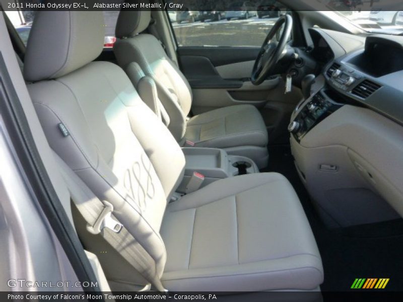 Alabaster Silver Metallic / Gray 2011 Honda Odyssey EX-L