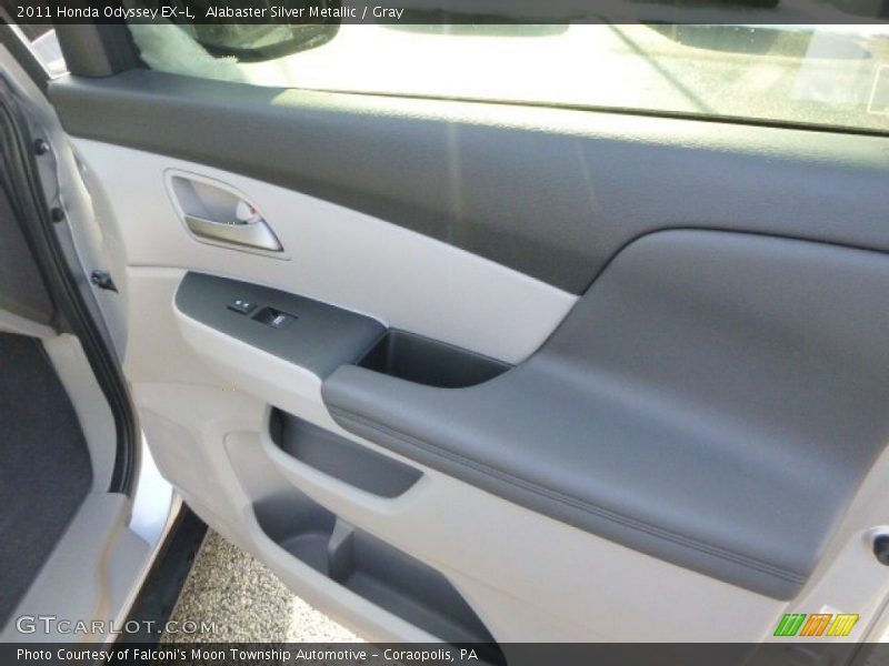 Alabaster Silver Metallic / Gray 2011 Honda Odyssey EX-L