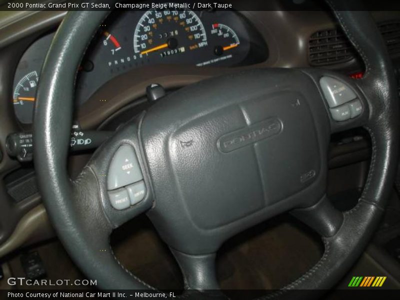 Champagne Beige Metallic / Dark Taupe 2000 Pontiac Grand Prix GT Sedan