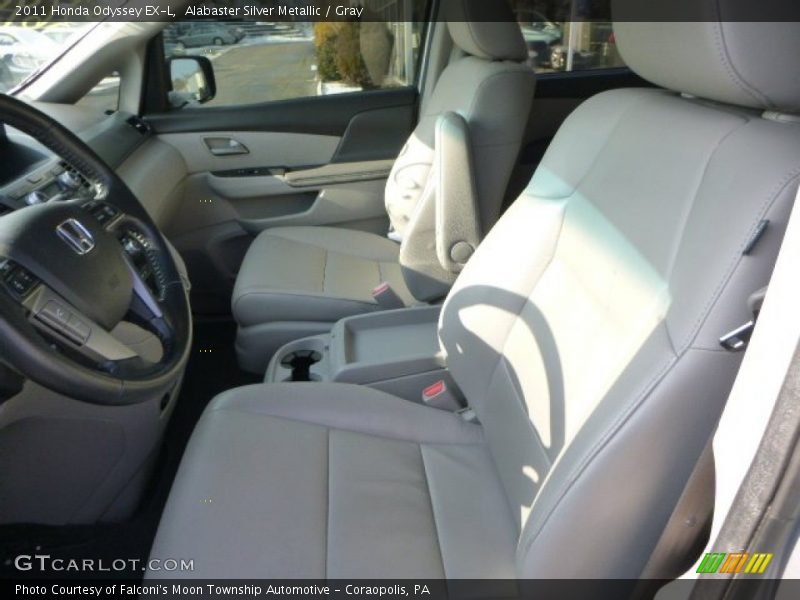 Alabaster Silver Metallic / Gray 2011 Honda Odyssey EX-L