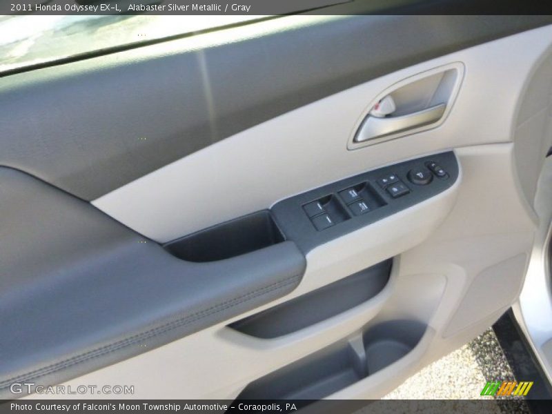 Alabaster Silver Metallic / Gray 2011 Honda Odyssey EX-L