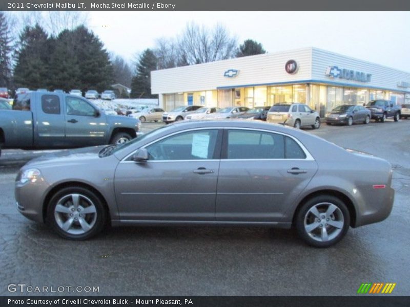 Mocha Steel Metallic / Ebony 2011 Chevrolet Malibu LT