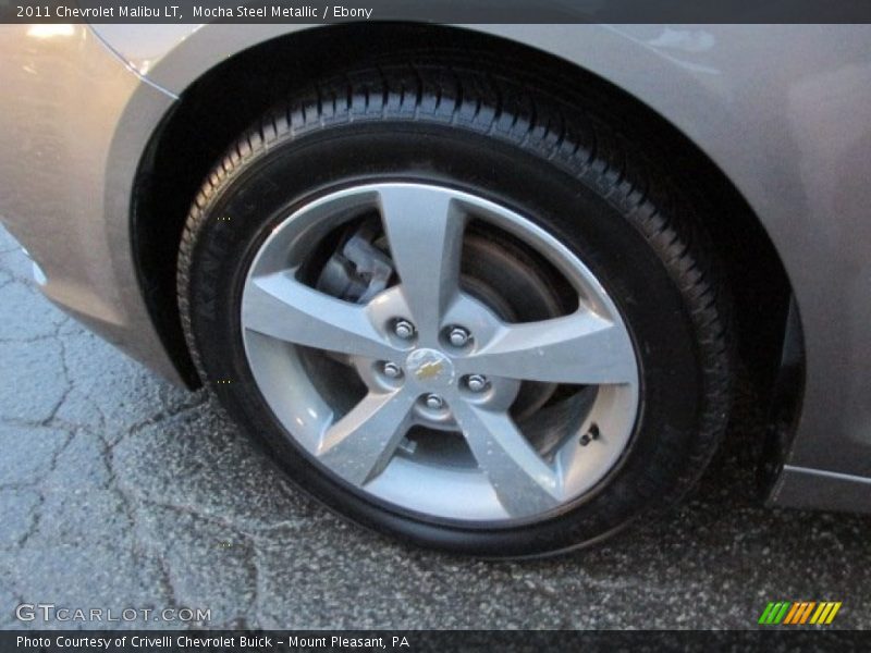 Mocha Steel Metallic / Ebony 2011 Chevrolet Malibu LT