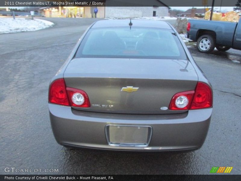 Mocha Steel Metallic / Ebony 2011 Chevrolet Malibu LT