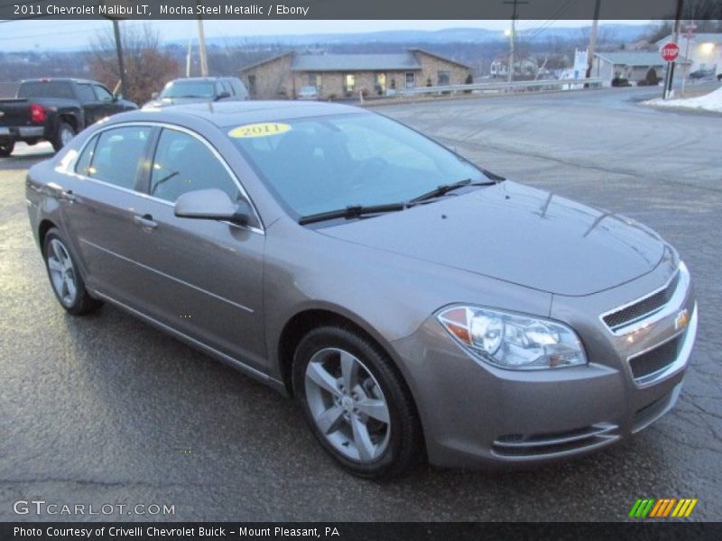 Mocha Steel Metallic / Ebony 2011 Chevrolet Malibu LT