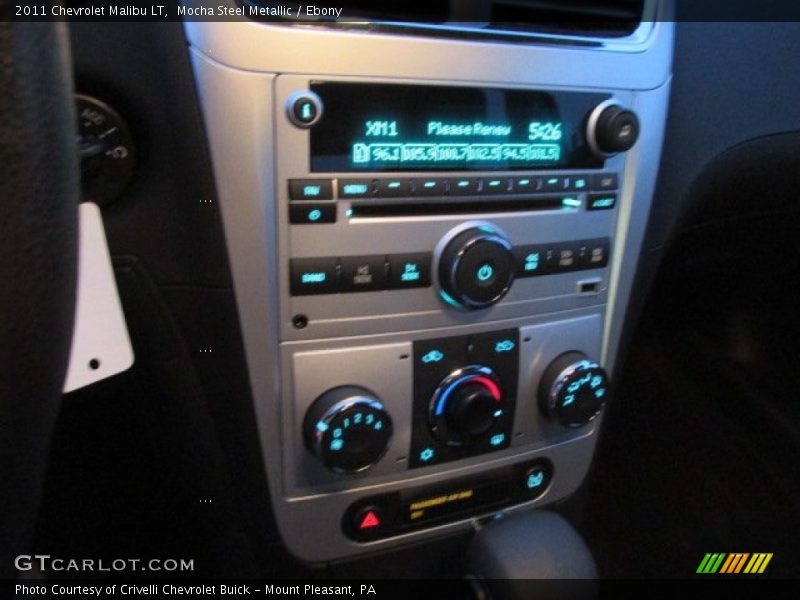 Mocha Steel Metallic / Ebony 2011 Chevrolet Malibu LT