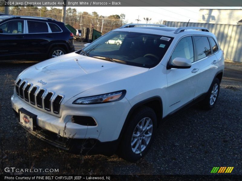 Bright White / Morocco - Black 2014 Jeep Cherokee Latitude 4x4