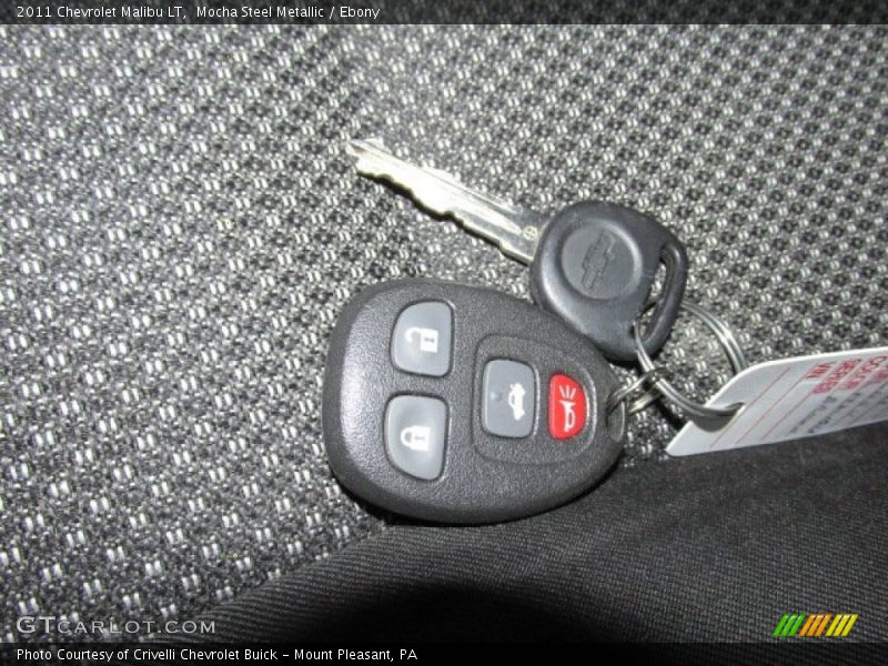 Mocha Steel Metallic / Ebony 2011 Chevrolet Malibu LT