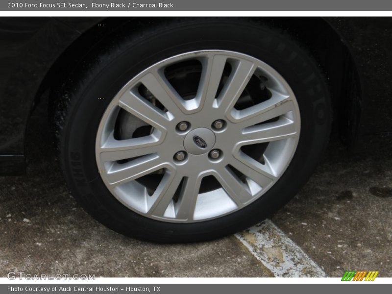 Ebony Black / Charcoal Black 2010 Ford Focus SEL Sedan