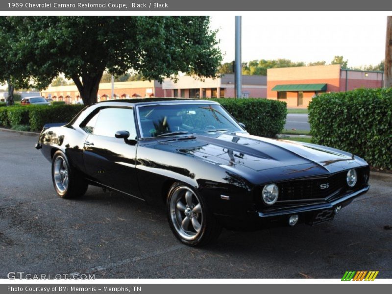 Black / Black 1969 Chevrolet Camaro Restomod Coupe