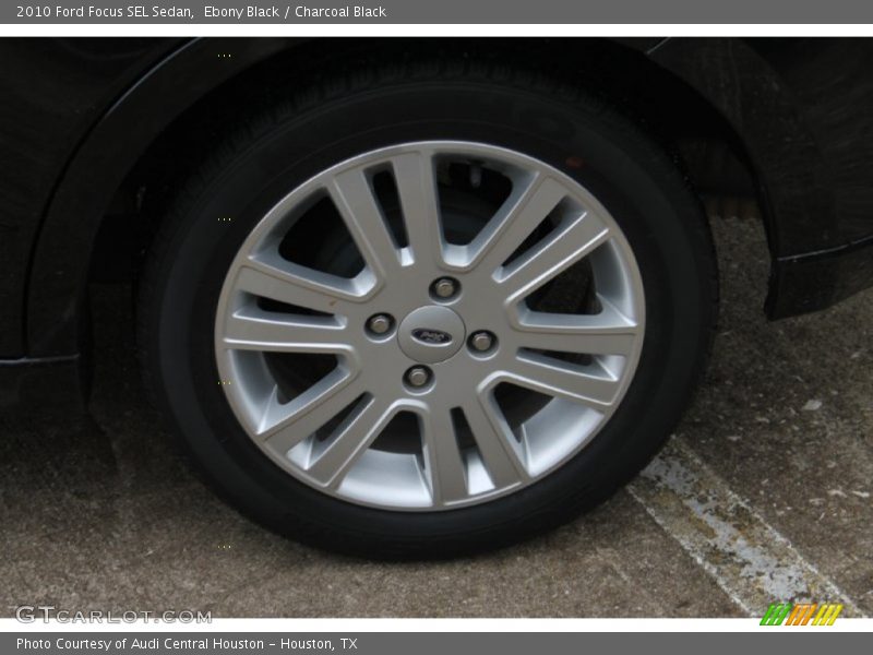 Ebony Black / Charcoal Black 2010 Ford Focus SEL Sedan