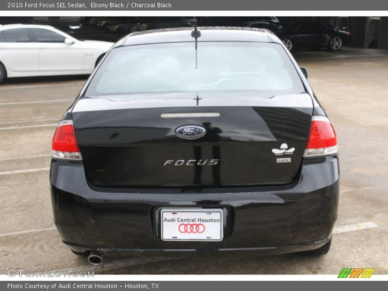 Ebony Black / Charcoal Black 2010 Ford Focus SEL Sedan
