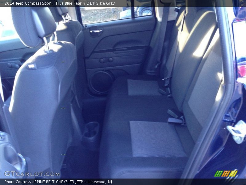 True Blue Pearl / Dark Slate Gray 2014 Jeep Compass Sport