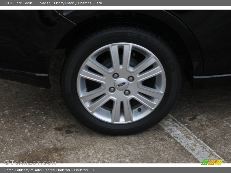 Ebony Black / Charcoal Black 2010 Ford Focus SEL Sedan