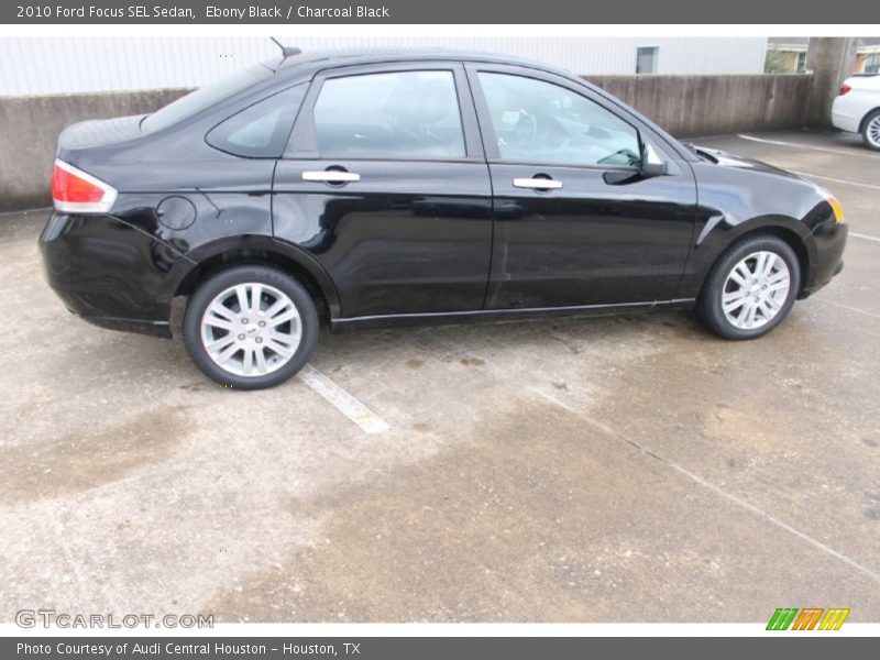Ebony Black / Charcoal Black 2010 Ford Focus SEL Sedan