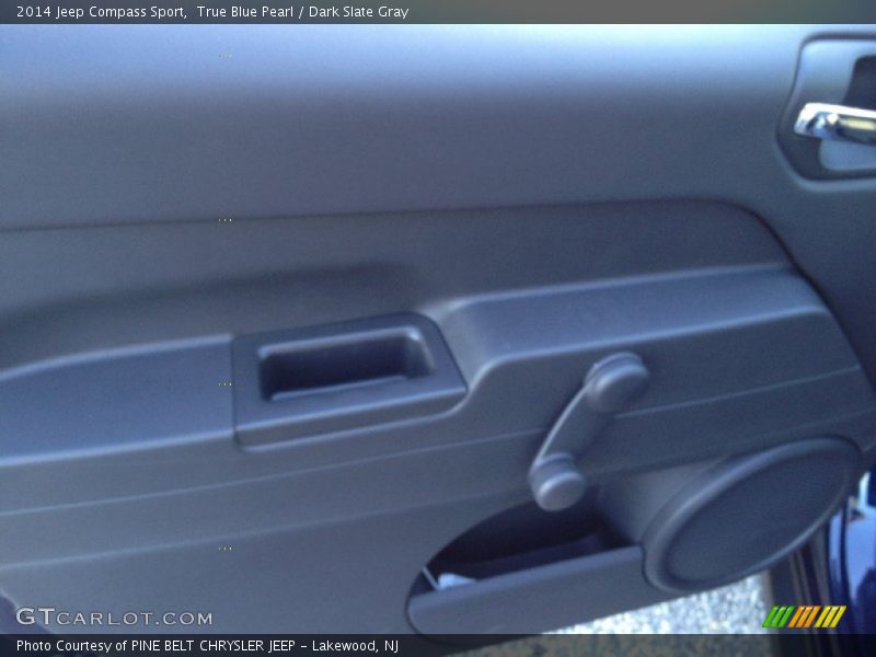 True Blue Pearl / Dark Slate Gray 2014 Jeep Compass Sport
