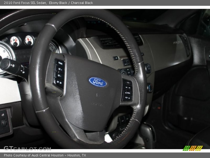 Ebony Black / Charcoal Black 2010 Ford Focus SEL Sedan